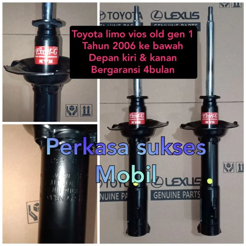 shockbreaker shock toyota vios gen 1 depan tahun 2001-2006 original Harga 800,000 rupiah*Gratis Ongkir