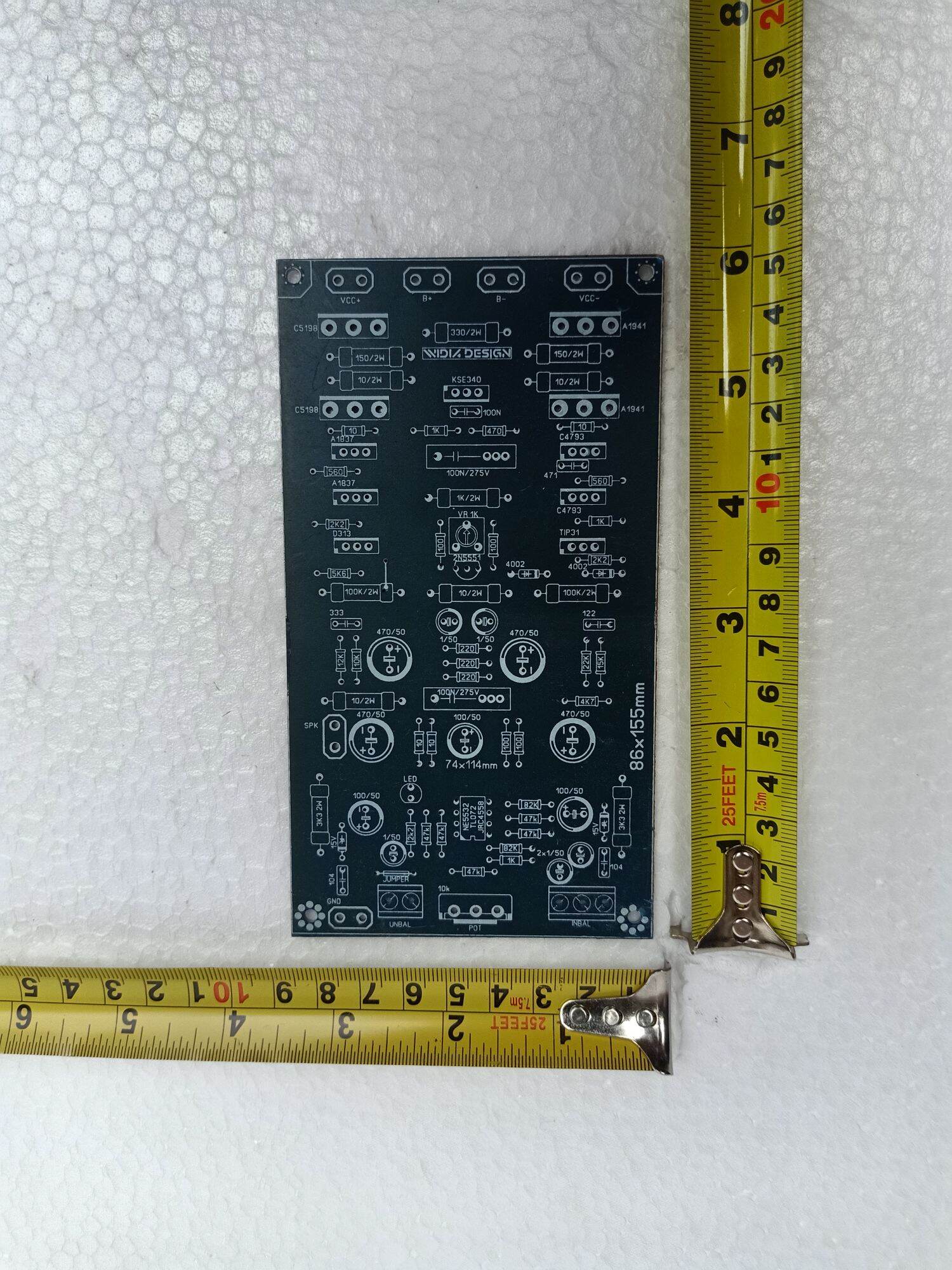pcb driver power mcrd v5 kit driver ampli amplifier rakitan sound