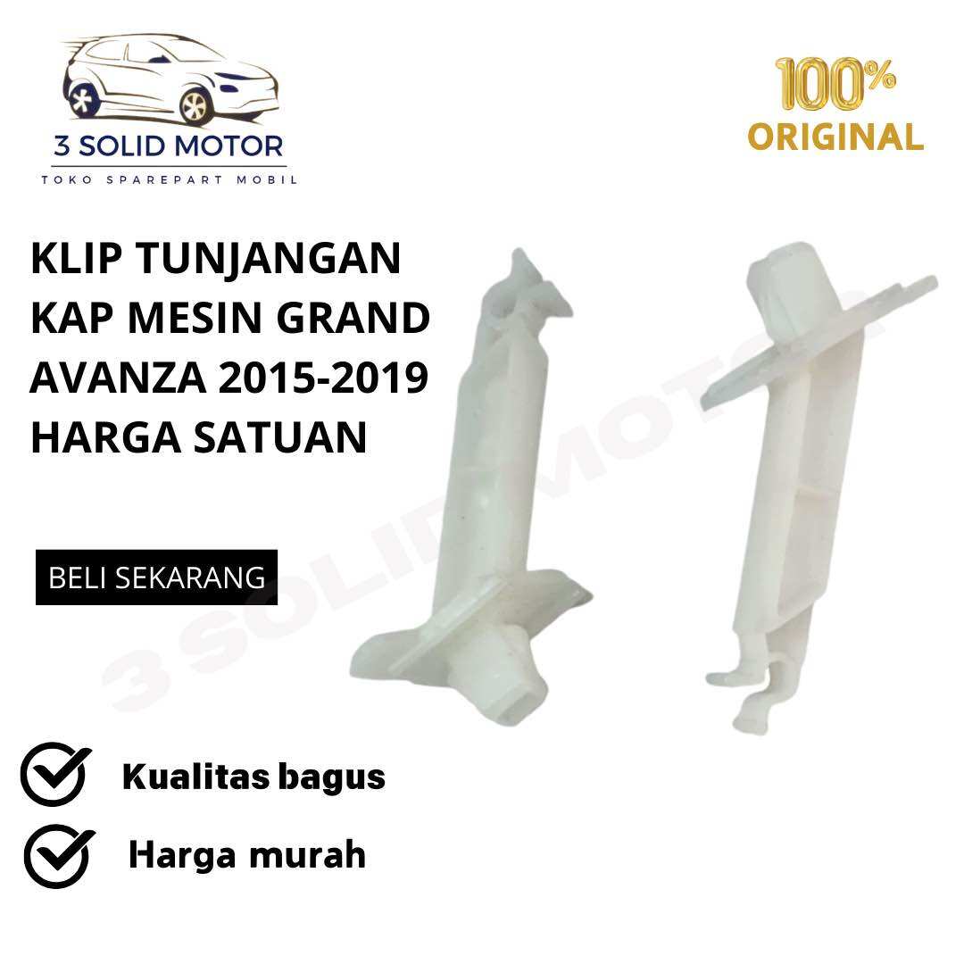 KLIP TUNJANGAN KAP MESIN GRAND AVANZA 2015-2019 HARGA SATUAN Giá 8,500 Đồng*Miễn phí vận chuyển