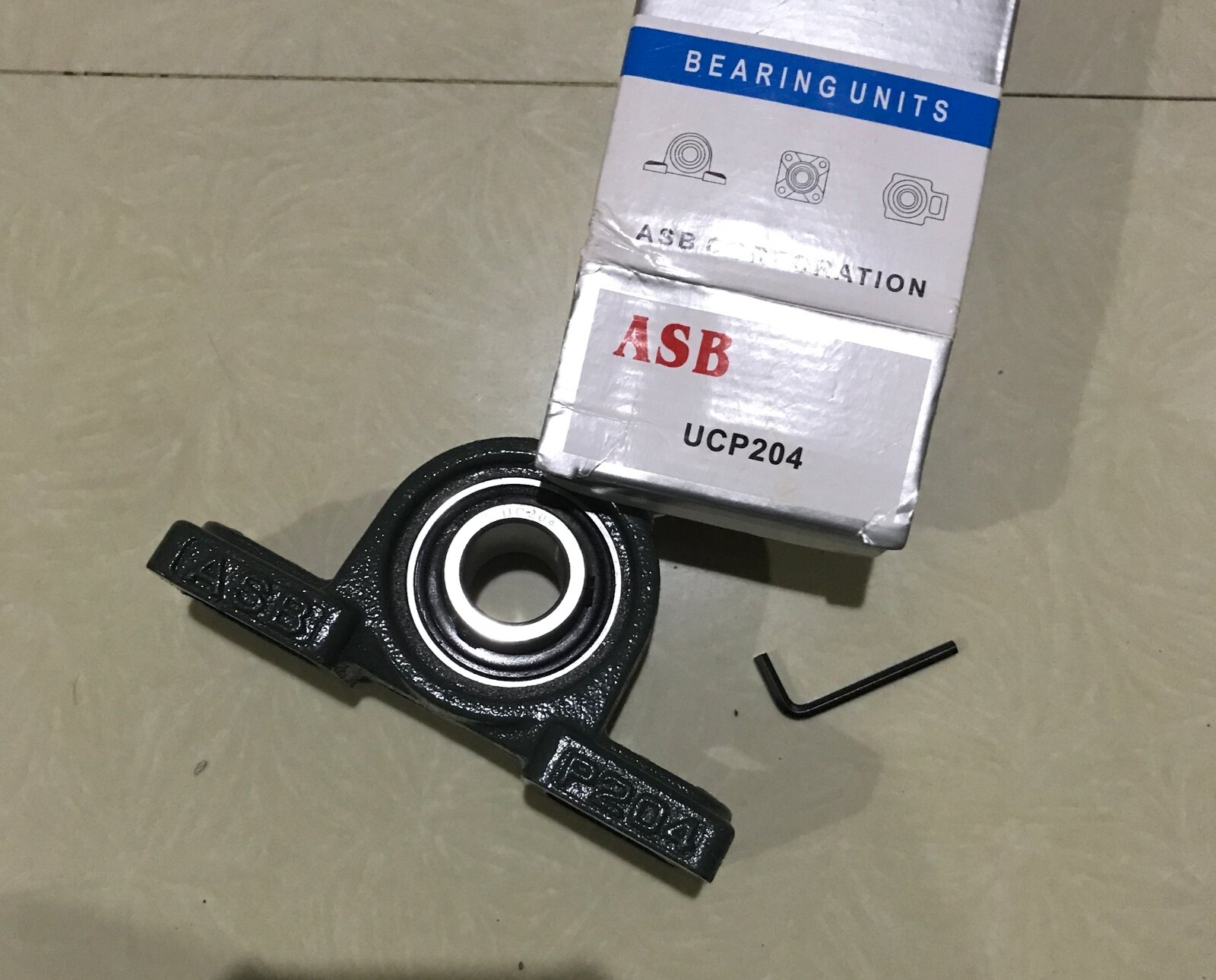 Bearing / Pillow Block Laher Duduk UCP 204 as 20 mm merk ASB Lazada