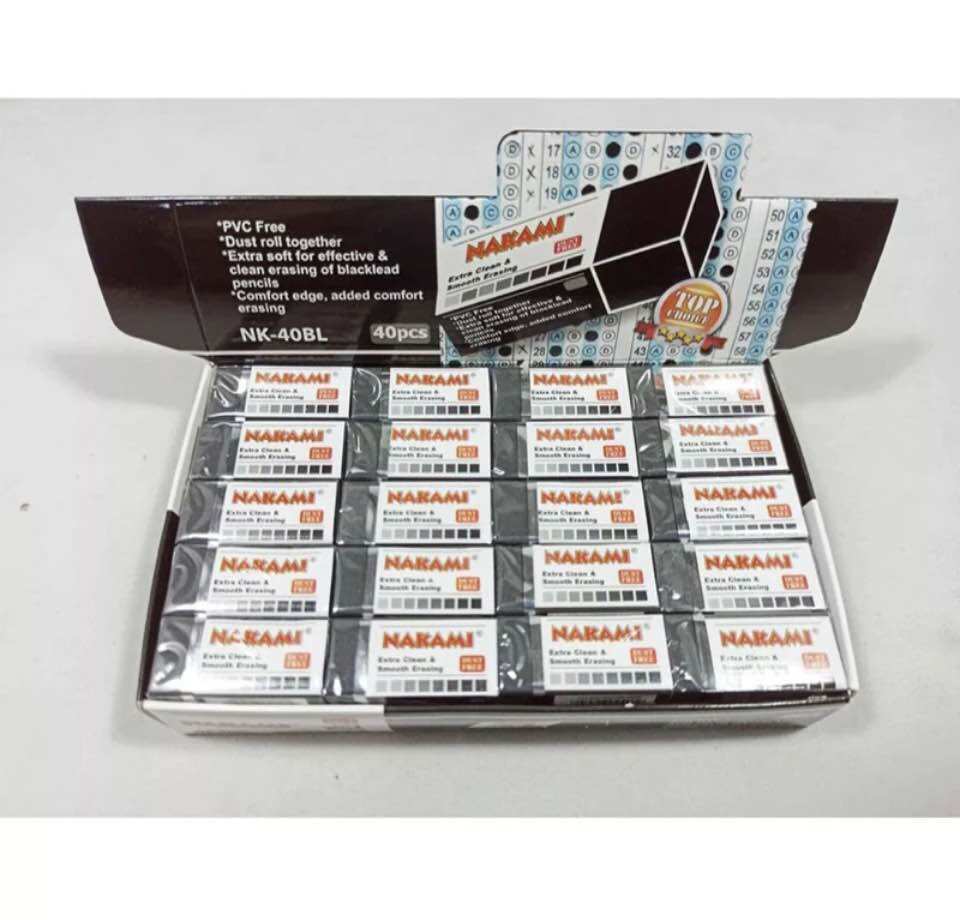 PENGHAPUS PENSIL 20pc-ERASER ISI 20PC UNTUK MENGHAPUS TULISAN