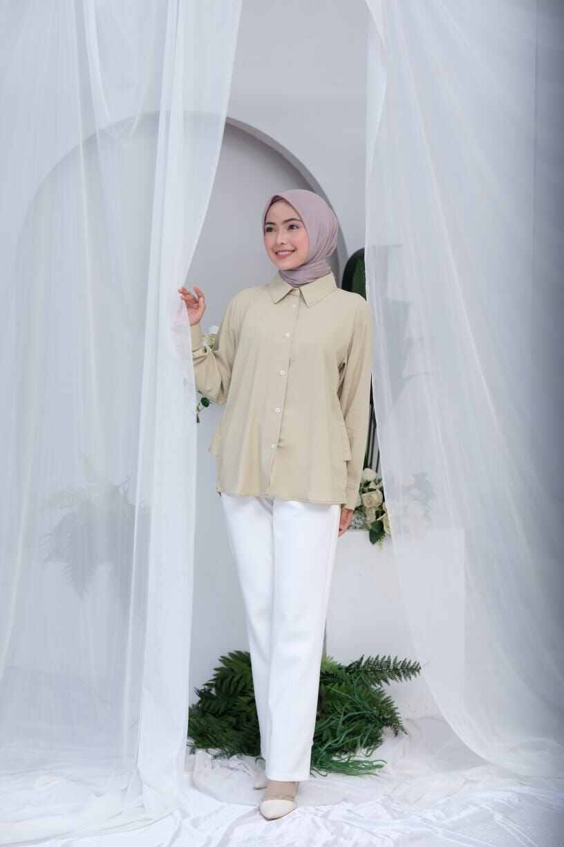 Kemeja Renda Sage Green Lazada Indonesia