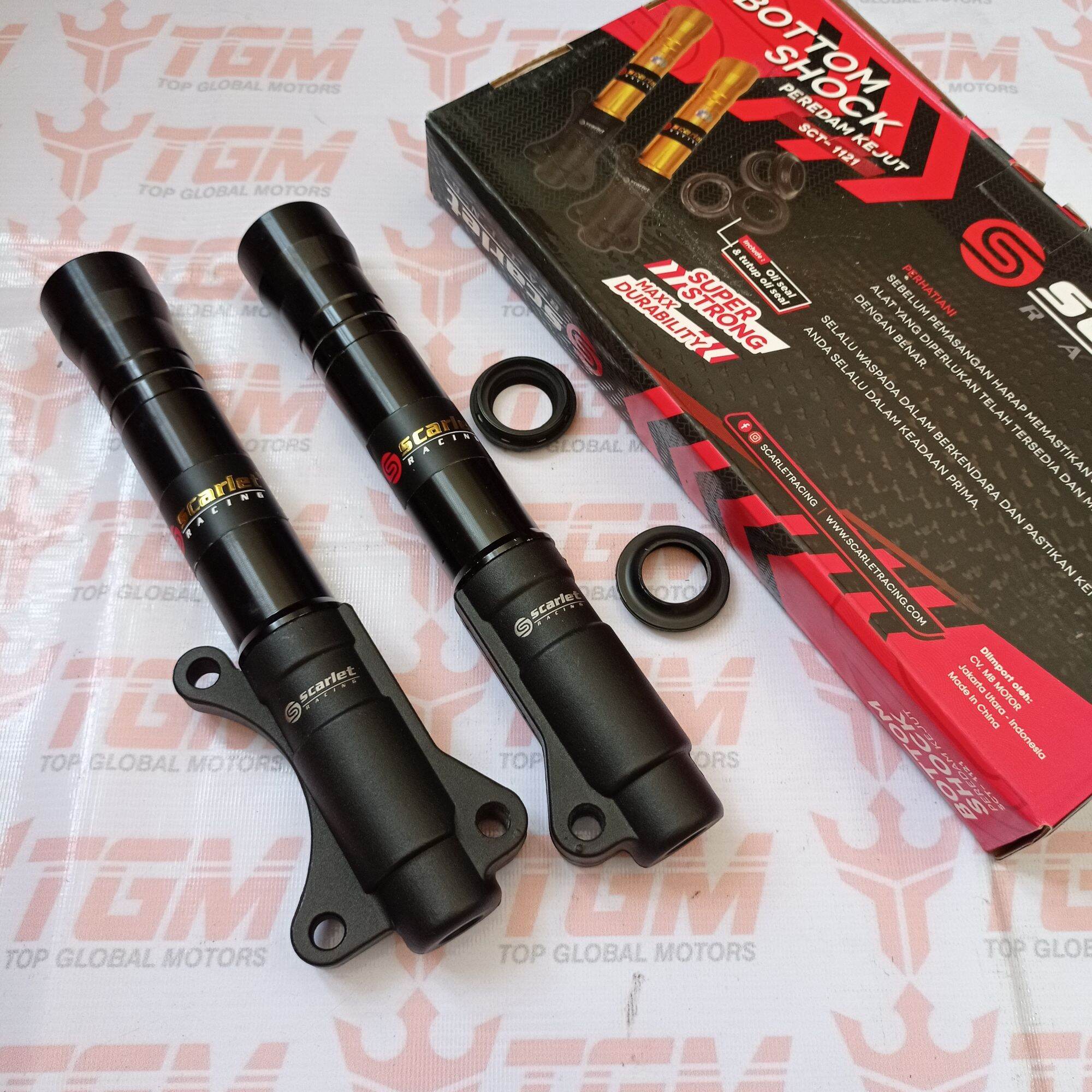 SCARLET Bottom Shock Scarlet Jupiter MX Old / Vega New Sepasang Bonus