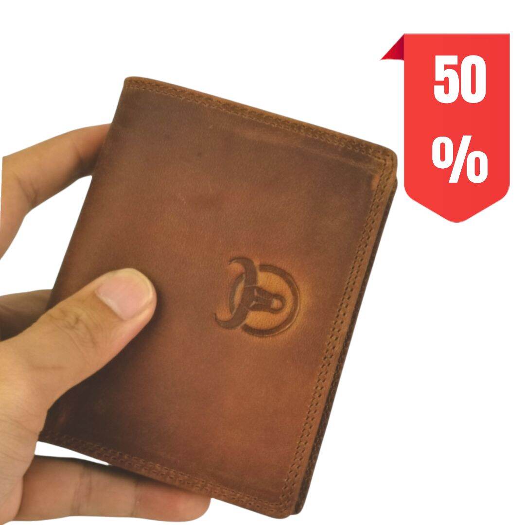 dompet kulit crazy horse berdiri