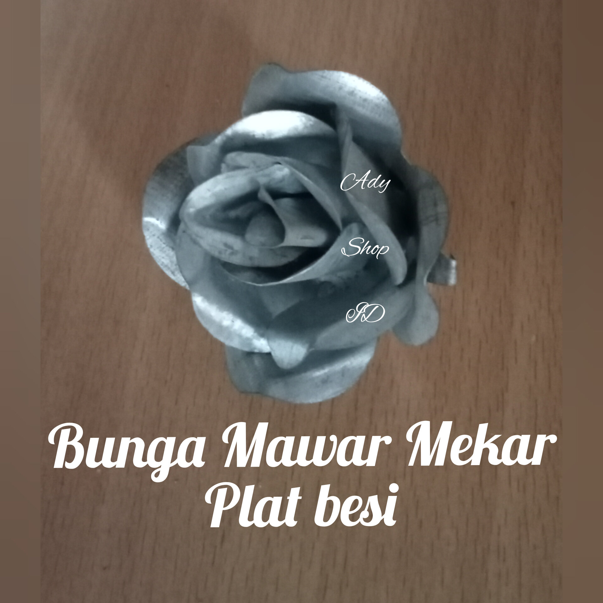 Aksesoris Hiasan Pagar Besi Motif Bunga Mawar Mekar Diameter 6cm Bahan Plat Besi Lazada Indonesia 0563