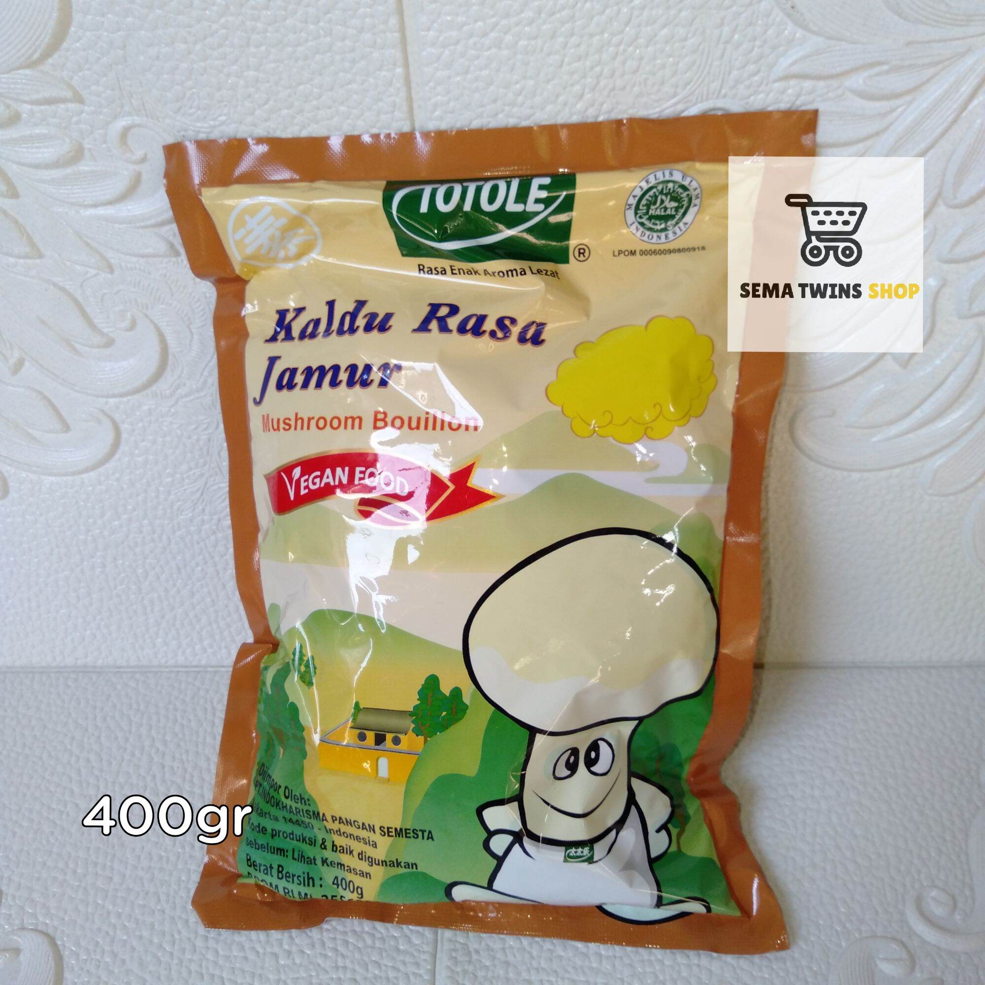 Totole Kaldu Rasa Jamur 400gr Kaldu Penyedap Masakan Vegan Vegetarian