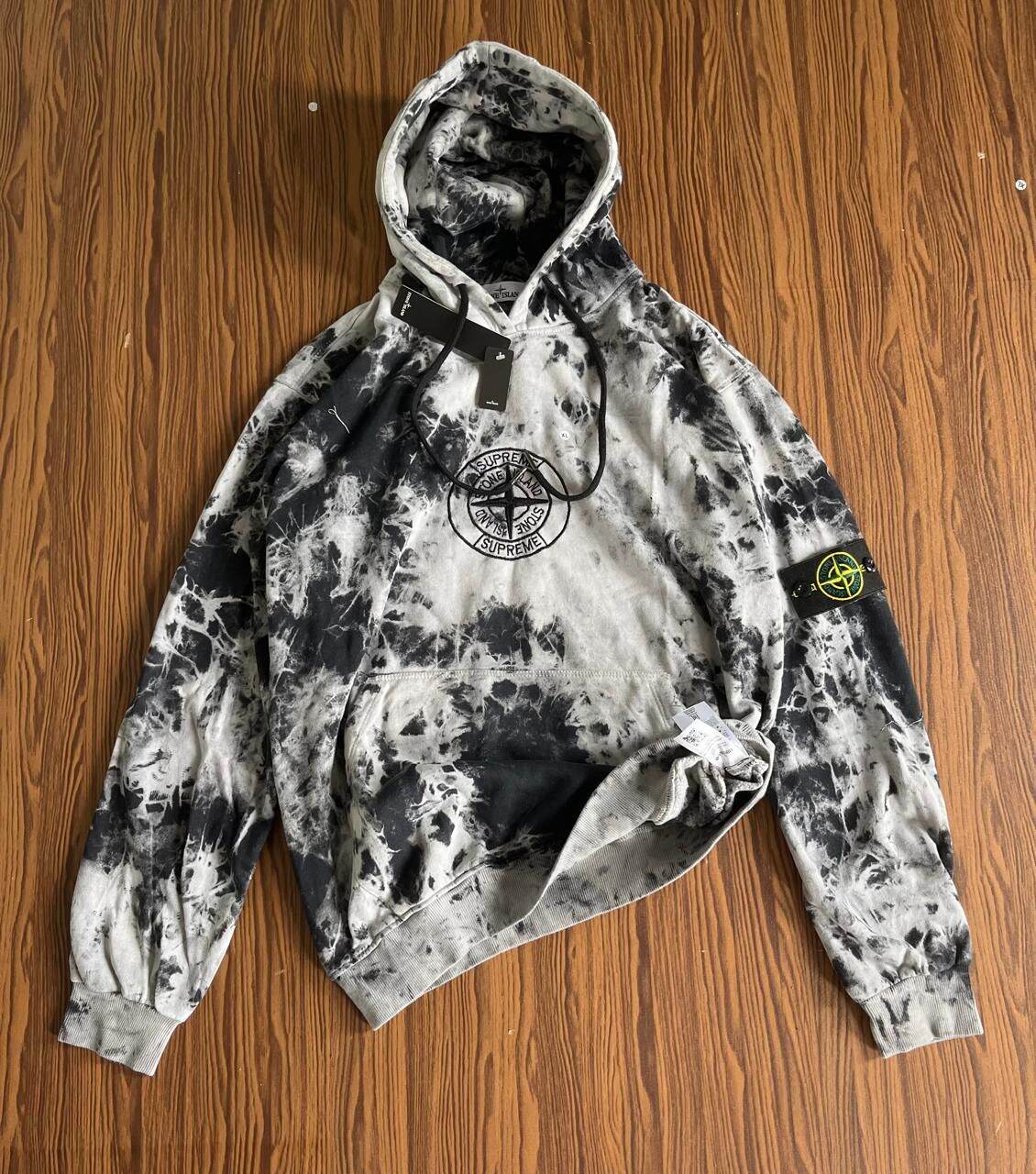 stone island tie dye sweatshirt