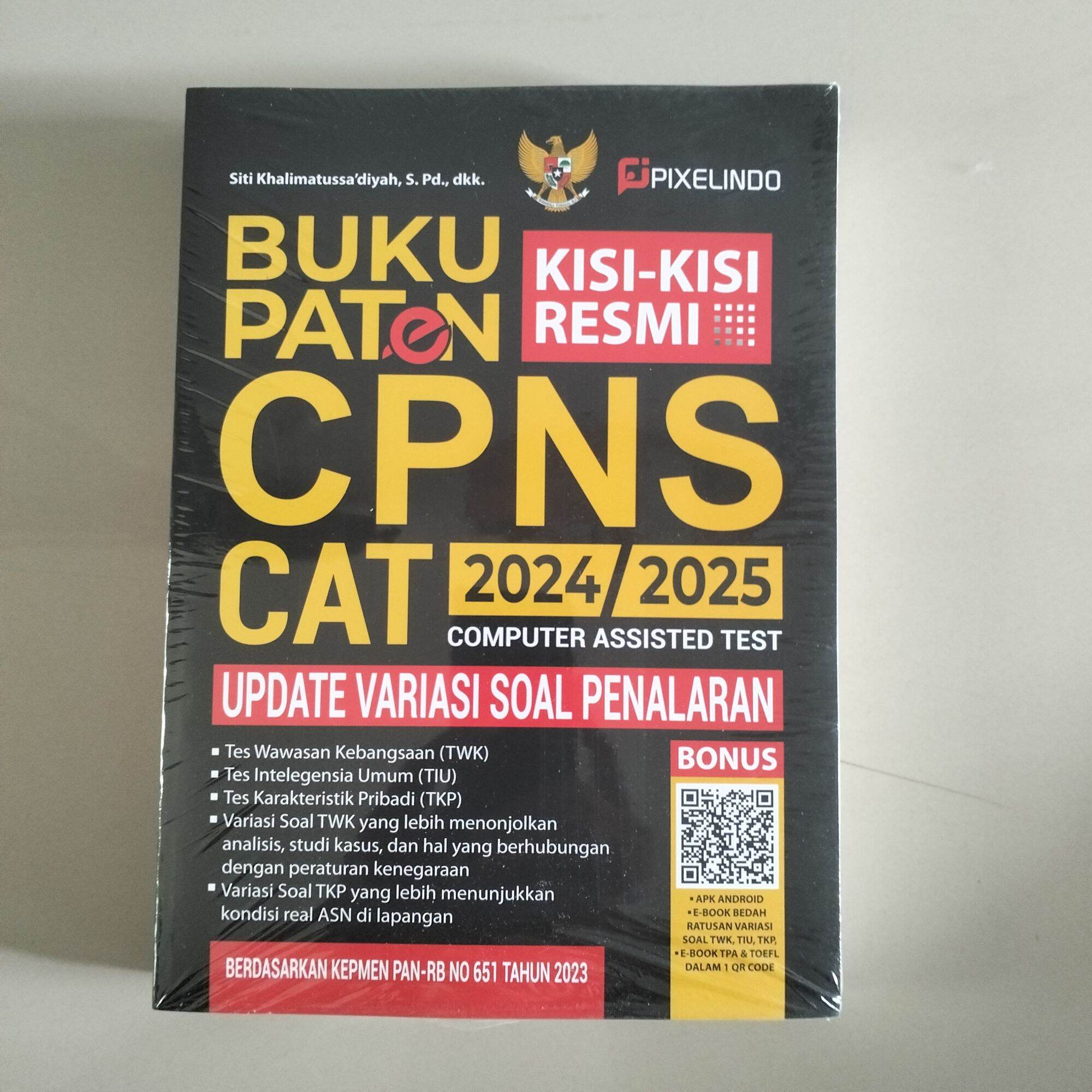 Buku cpns 2024 buku paten kisi kisi resmi cpns 2024 2025 lazada