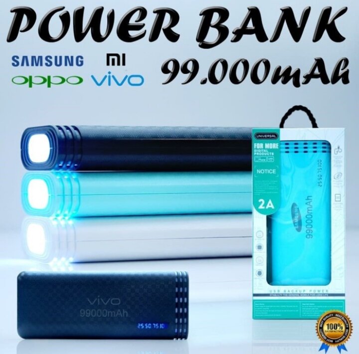 Siap BANK TERBARU 99000mAh Power Bank XIOMI OPPO