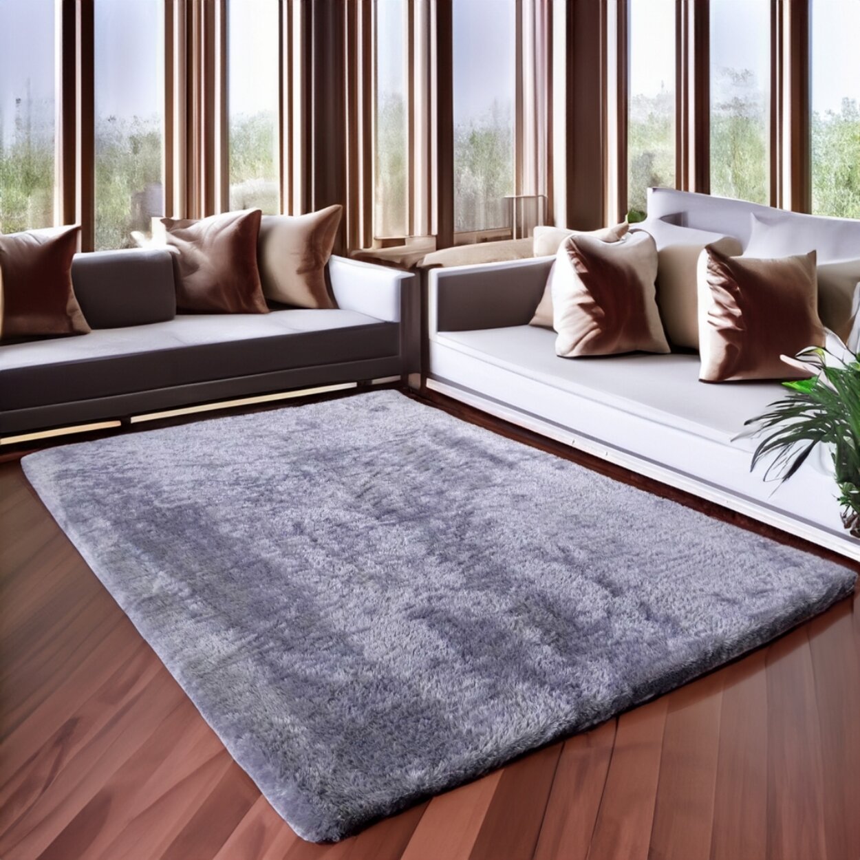 Karpet bulu rasfur ukuran 180X120X3.5CM.. | karpet aesthetic|karpet mewah LP