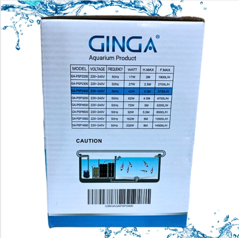 GINGA GA PSP 2400 POMPA KOLAM AQUARIUM HIDROPONIK