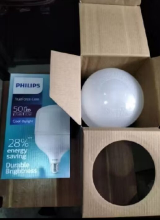 PHILIPS LAMPU LED TRUEFORCE CORE HB 50 WATT E27 BOHLAM TABUNG JUMBO HEMAT ENERGI 50W