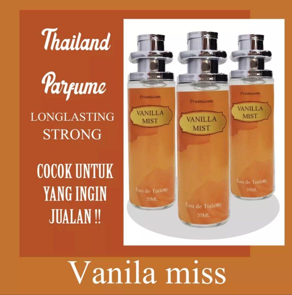 Parfum Baju Vanilla Mist Thailand 35ml terbaik