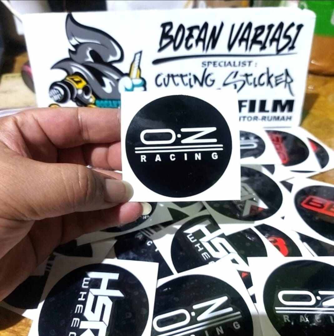 Cutting sticker oz racing tutup velg mobil tutup dob tutup roda sticker ...