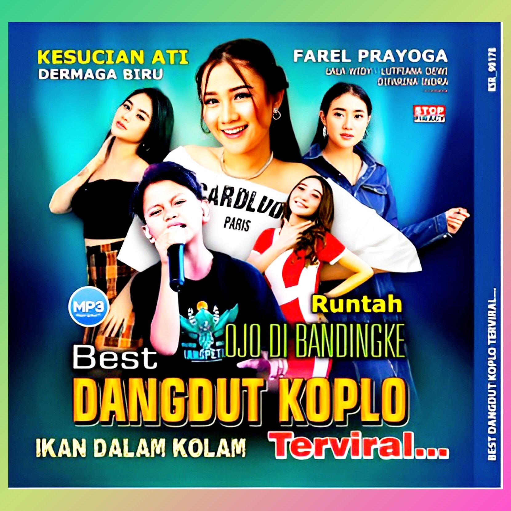 KASET CD MP3 LAGU DANGDUT KOPLO TERBARU-KASET MP3 MOBIL-KASET DVD MP3