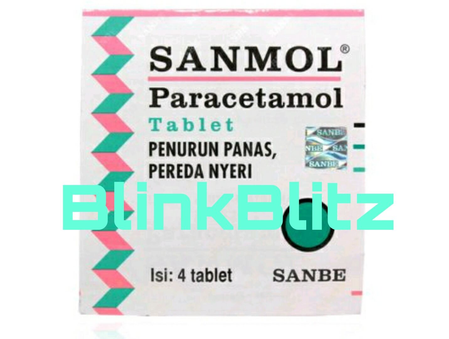 Sanmol Tablet Paracetamol 500 Gr Parasetamol Obat Pusing Penurun Panas ...