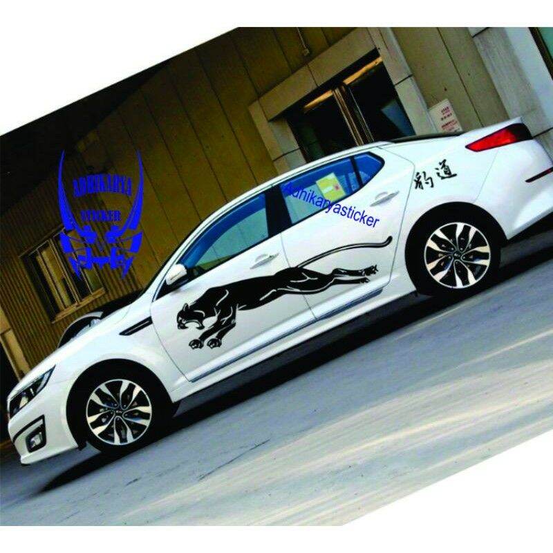 TERMURAH STIKER MOBIL PANTHER STICKER CAR PANTER STIKER HARIMAU KEREN