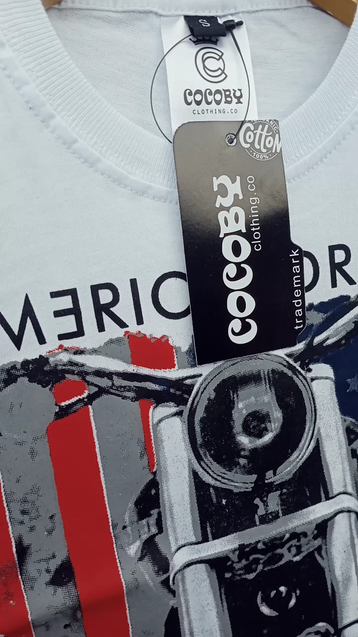 Promo kaos distro anak motip gambar motor klasic america atakan 1-10tahun