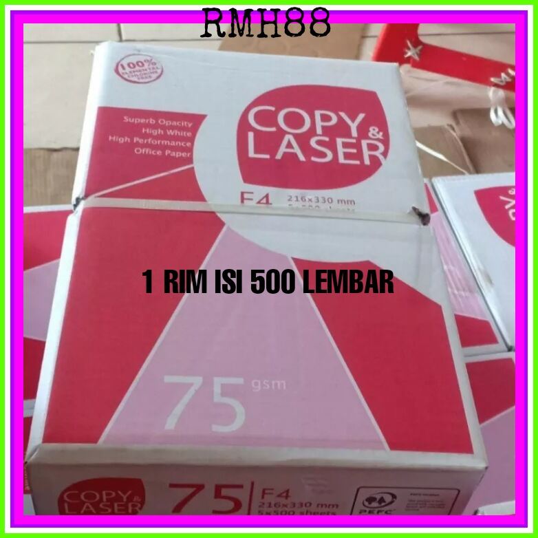 Kertas Hvs F4 Murah 1 Rim Isi 500 Lembar Cl Ekon Lazada Indonesia