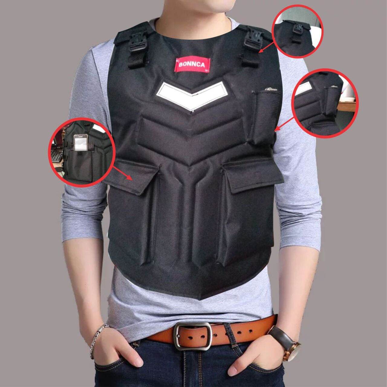 Rompi Motor Pelindung Dada Pria Body Protec Anti Angin Terkeren Lazada Indonesia