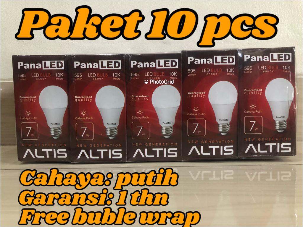 BOHLAM LED PANALED ALTIS 7W PAKET 10 PCS | Lazada Indonesia