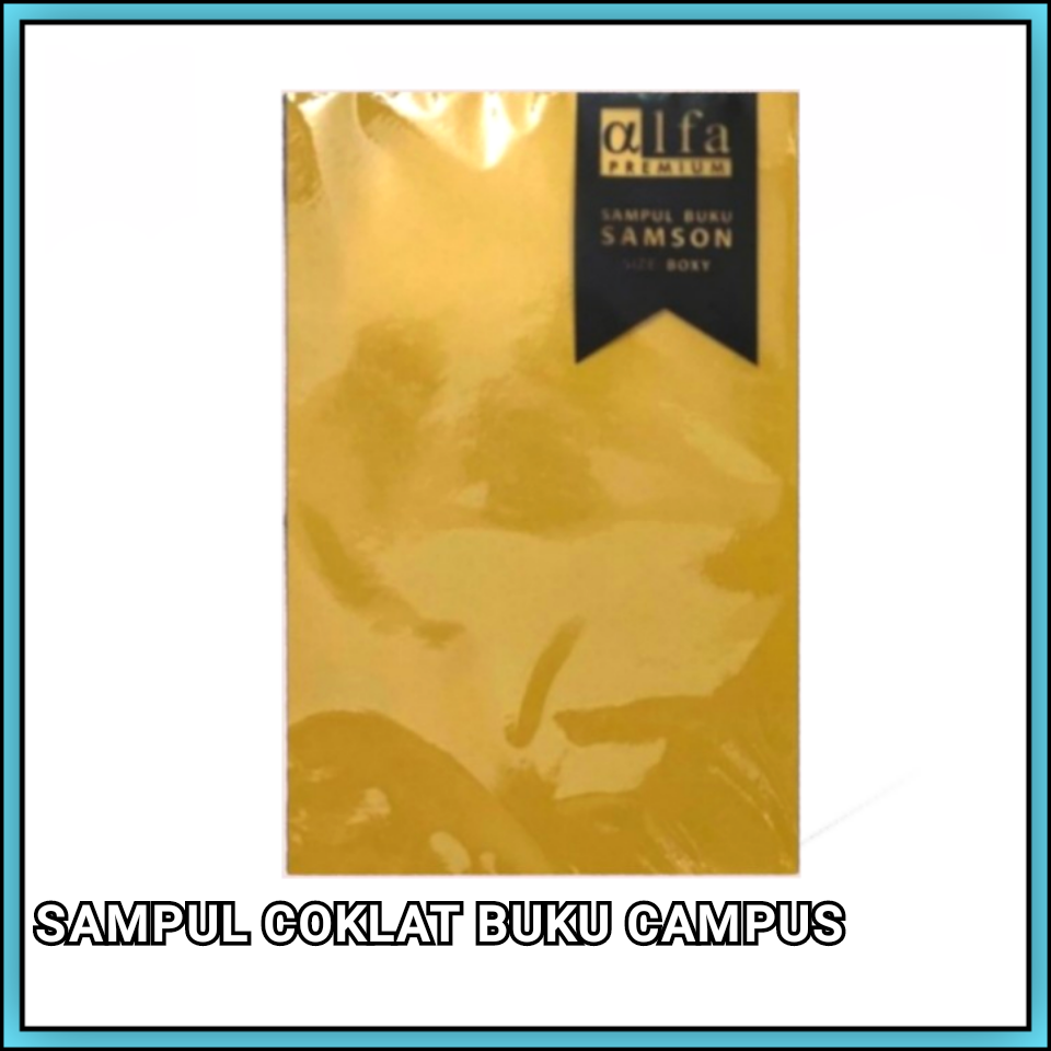 1 Pak Sampul Coklat Polos Buku Tulis Campus / Big Boss Kampus Isi 20 Lembar