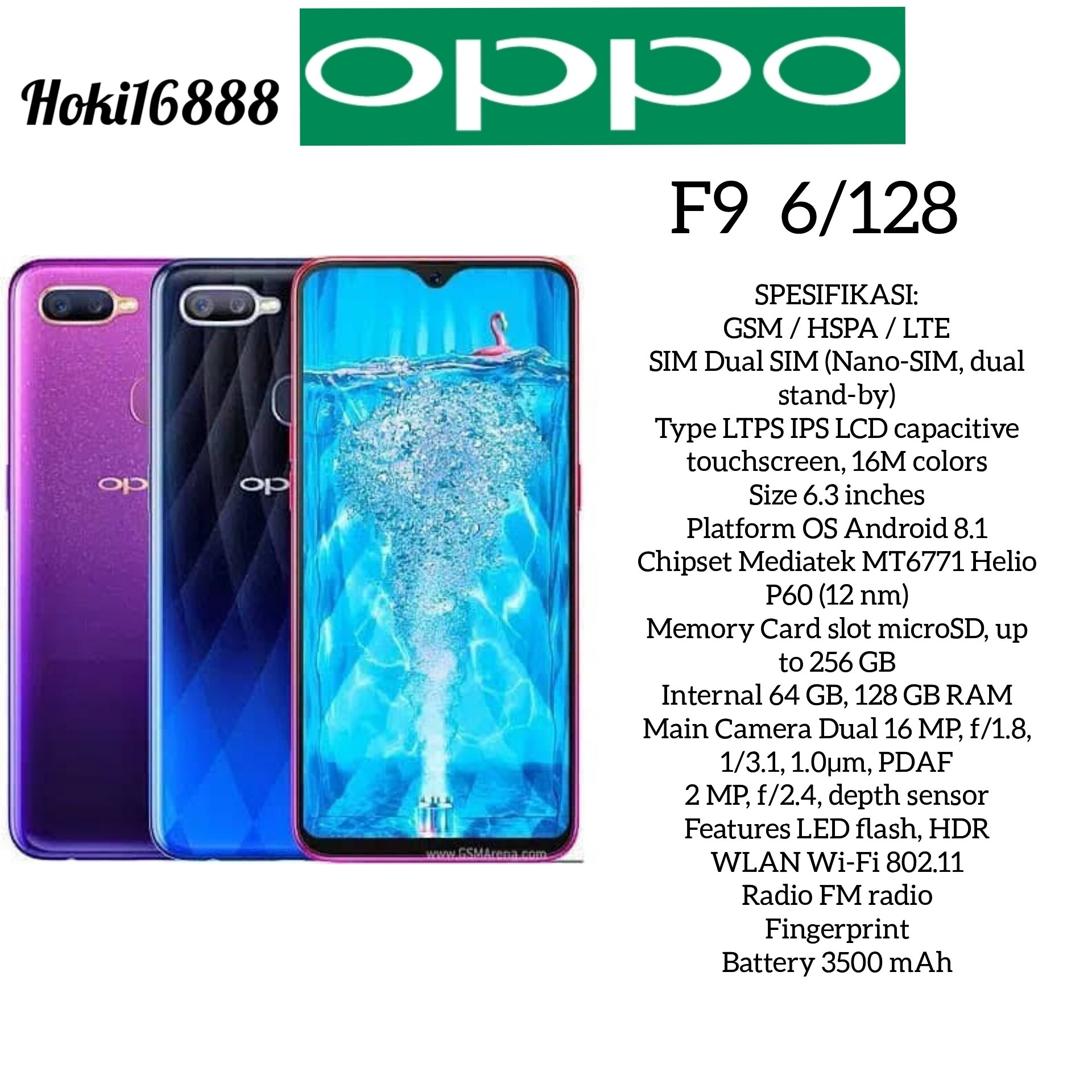 memory oppo f9