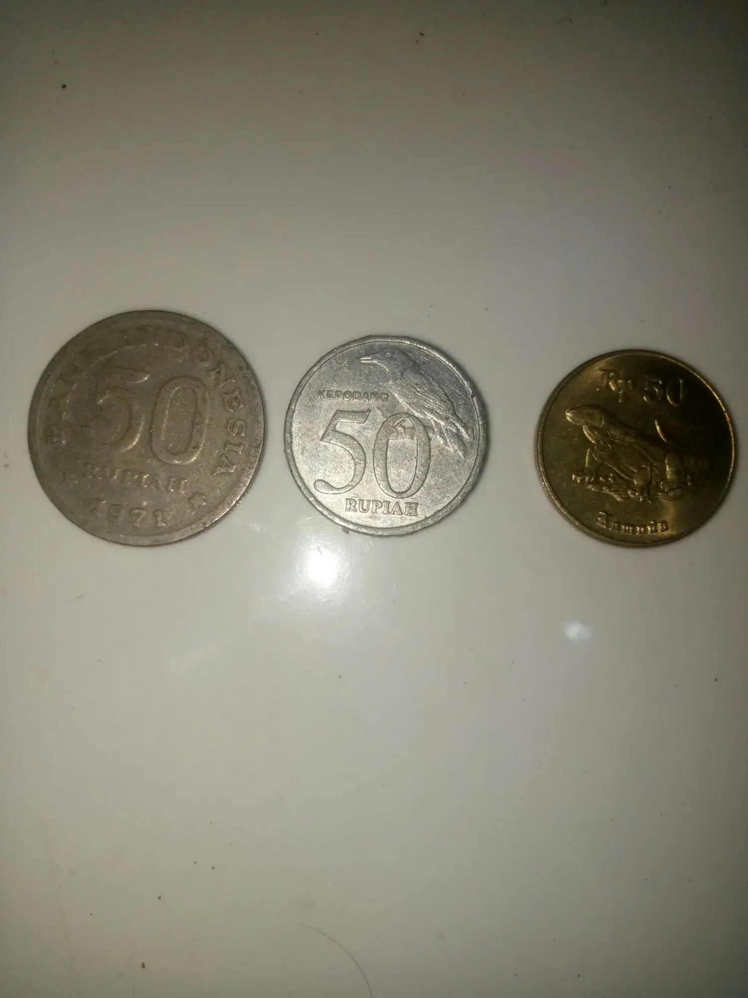 Uang Koin Rp. 50 3pcs