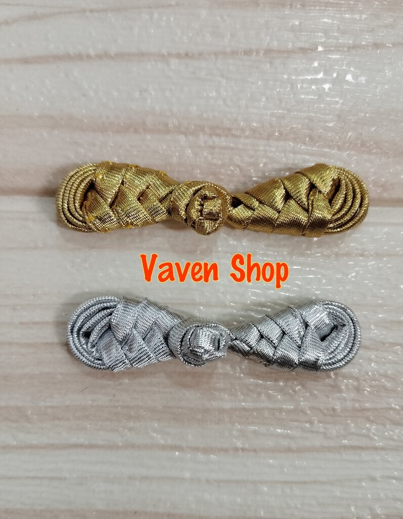Kancing Cina Model Terompet Gold Silver