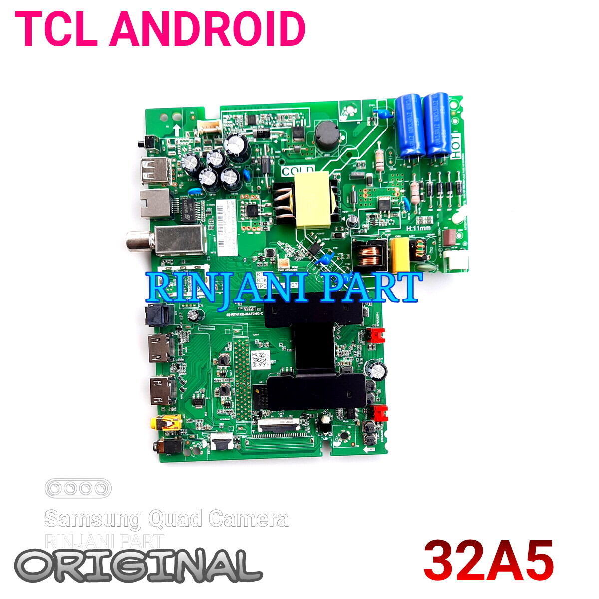 Carte Mère RT41K RTK2841 TPD.RT2841.PB772 – Pour TV TCL 32ES57 Et Autres Modèles – Occasion