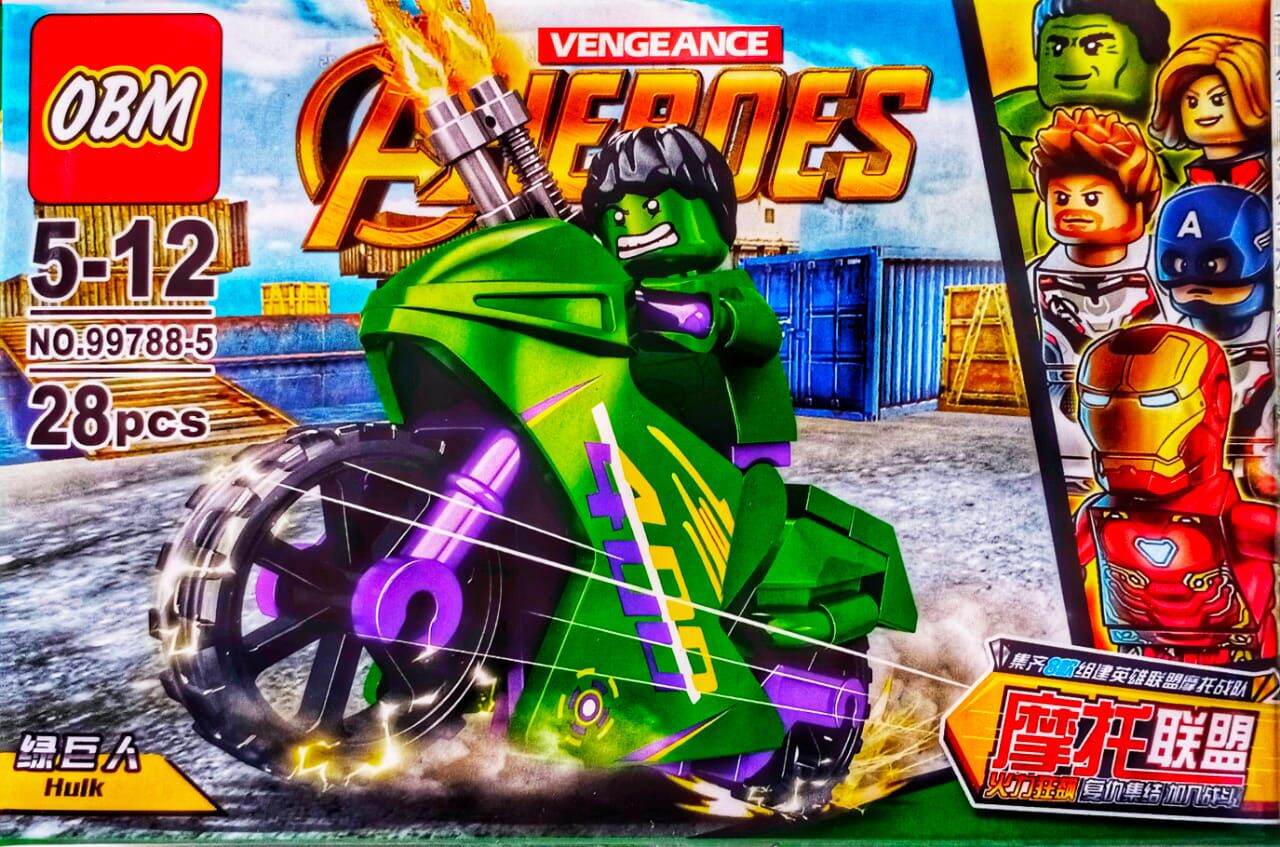 Mainan Anak Action Figure + Kendaraan Motor Lego DC Marvel 99788-5 ...