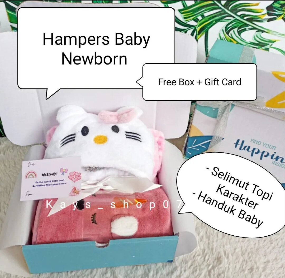 Instant - Baby hadiah Blanket Towel - Baby hadiah Hampers Newborn Girl Boy / Newborn Baby hadiah Package