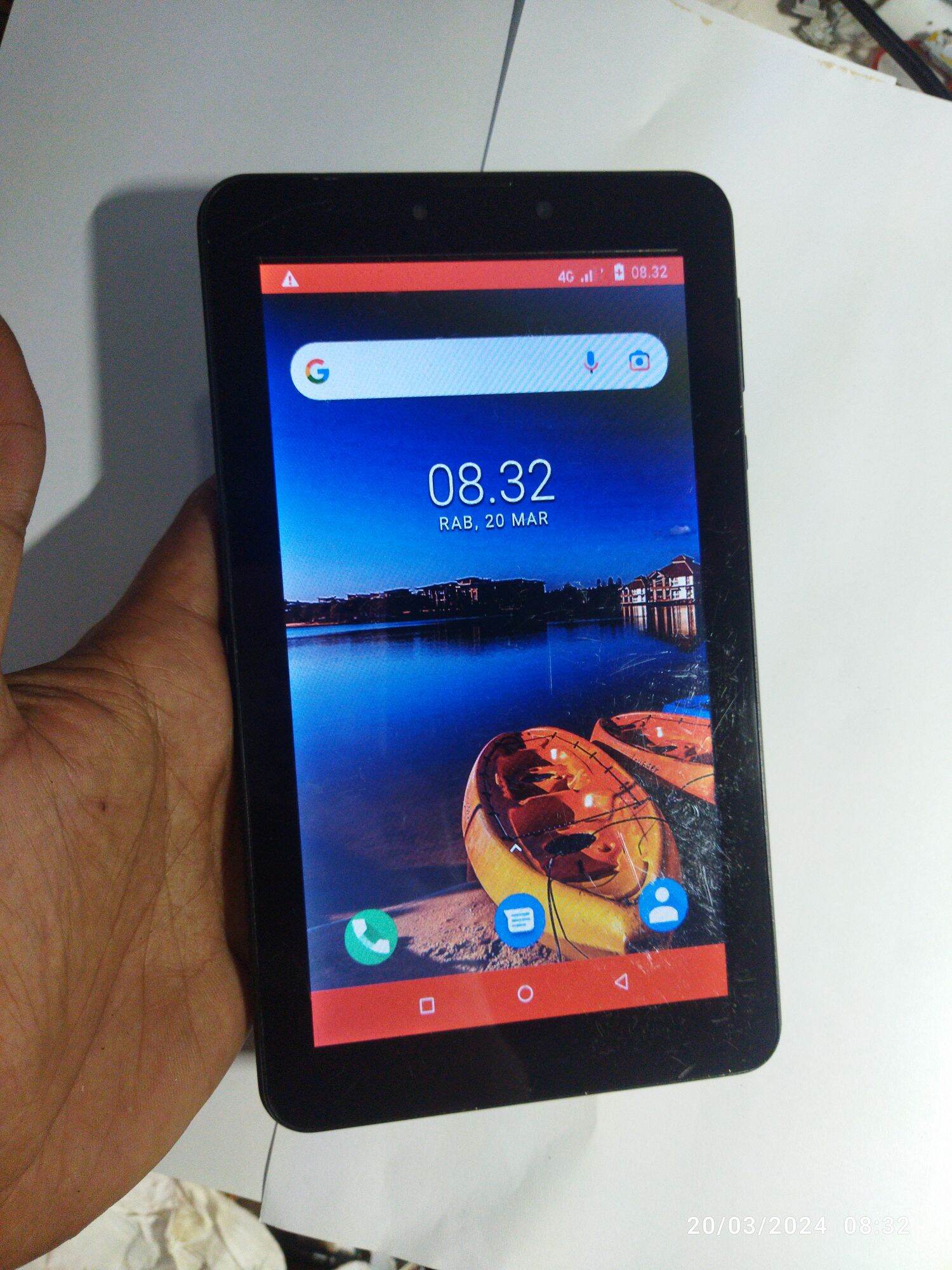 TAB Tablet Evercoss U70C BRAVO TAB 4G RAM 3GB NORMAL BERGARANSI - Merek Evercoss Harga 323,275 rupiah*Gratis Ongkir