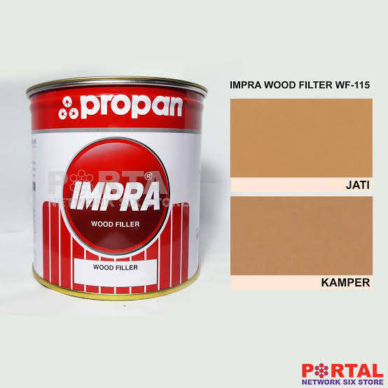 Propan Impra Wood Filler Wf 115 Jati 1kg Wood Filler Jati Dempul Kayu Lazada Indonesia