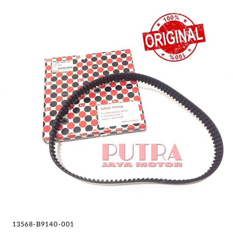 TIMING BELT XENIA 1000cc ORIGINAL DAIHATSU 13568B9140001 Lazada