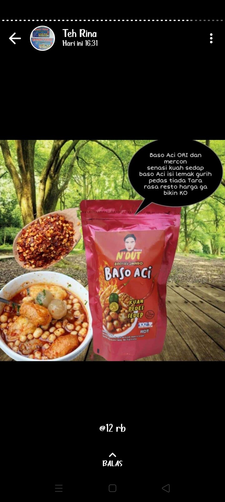 Baso Aci Lengkap Lazada Indonesia