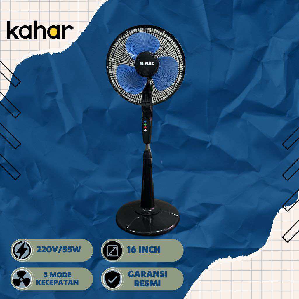 KIPAS ANGIN BERDIRI 16 INCH STAND FAN 16 INCH N. PLUS