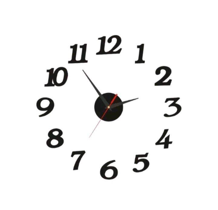 Jam Dinding 3D Analog modern Style jam dinding tempel