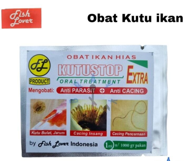 Obat Ikan Anti Kutu Parasit FISH LOVER KUTUSTOP EXTRA