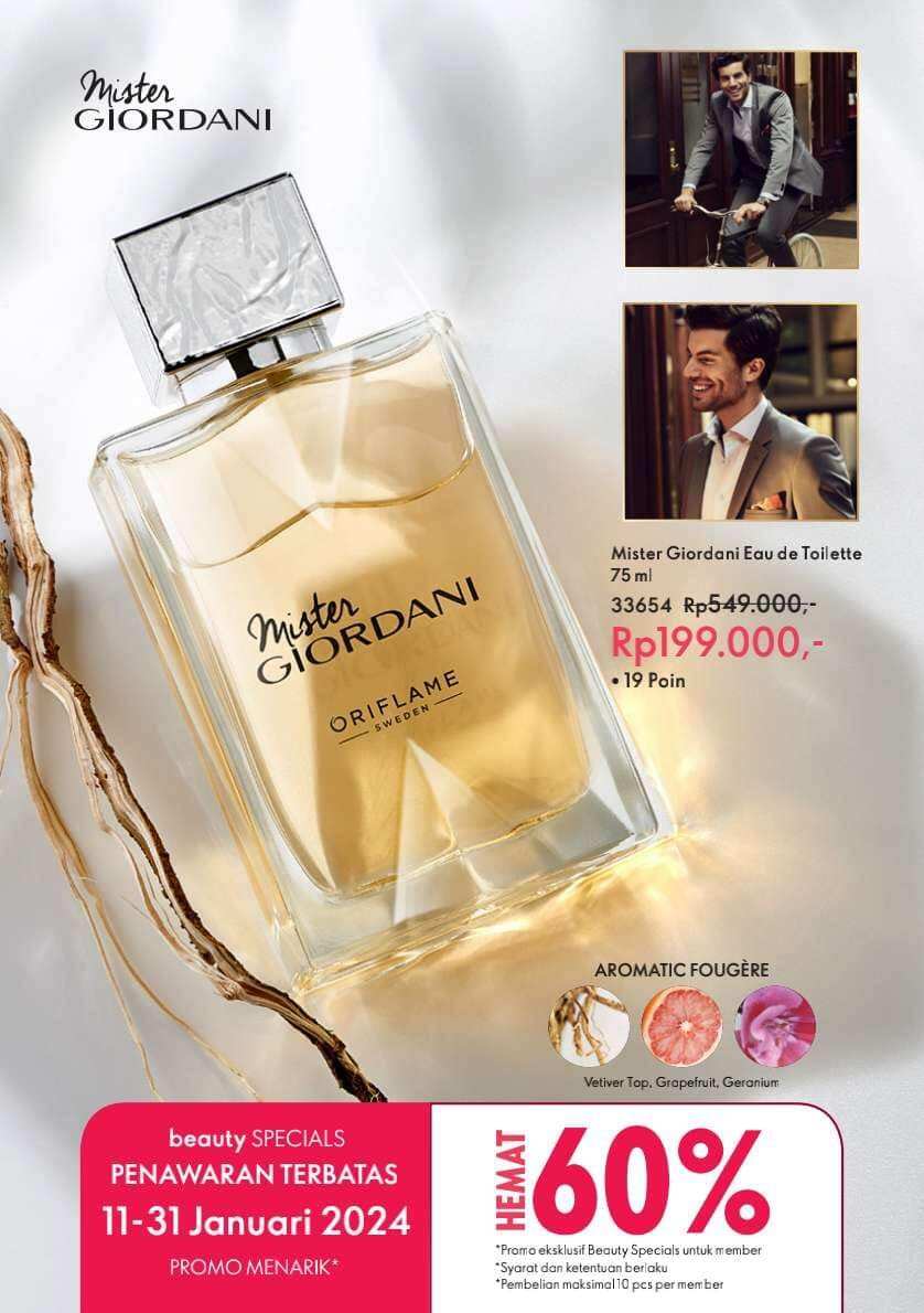 Giordani Gold Mister Giordani Aqua Oriflame Giordani Eau De