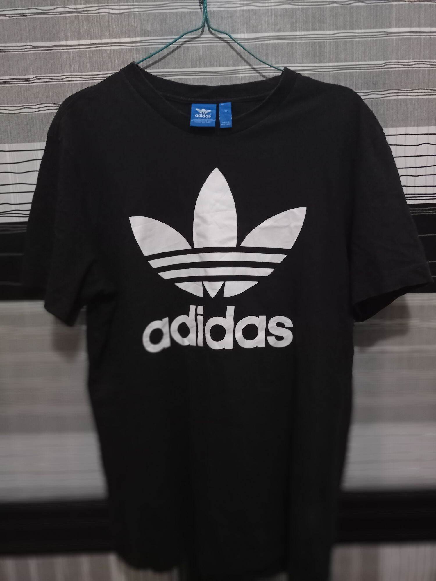 ADIDAS T-SHIRT VOCAL CON DOPPIO LOGO Uomo Nero | Mascheroni Sportswear