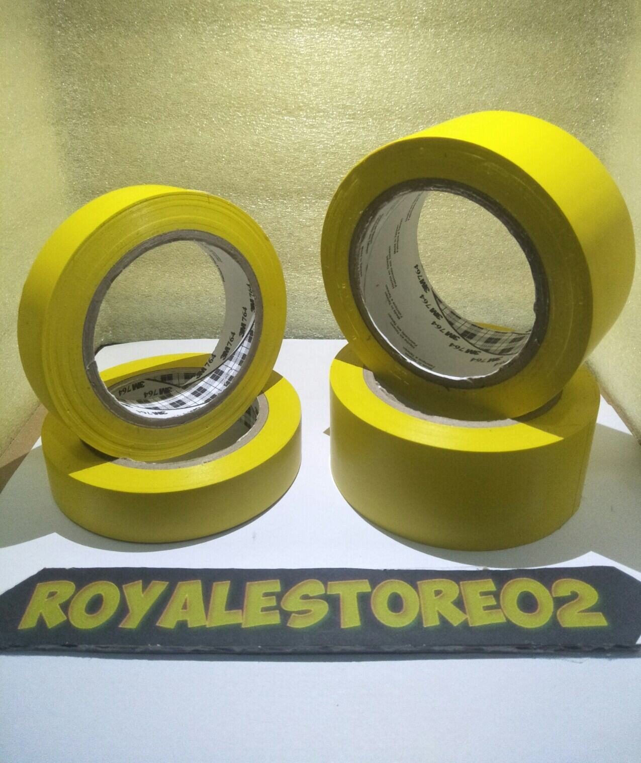 Jual Floor Marking Tape KM 48mm X 33m Oranye Lakban Lantai KM Isolasi