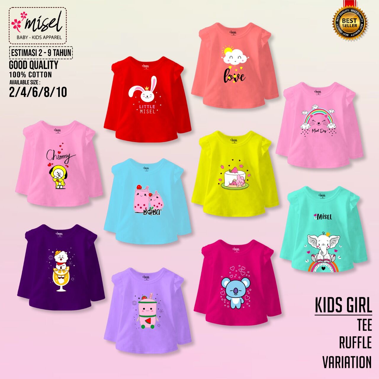 Jual Ruffle Tee Terbaru - May 2022 | Lazada