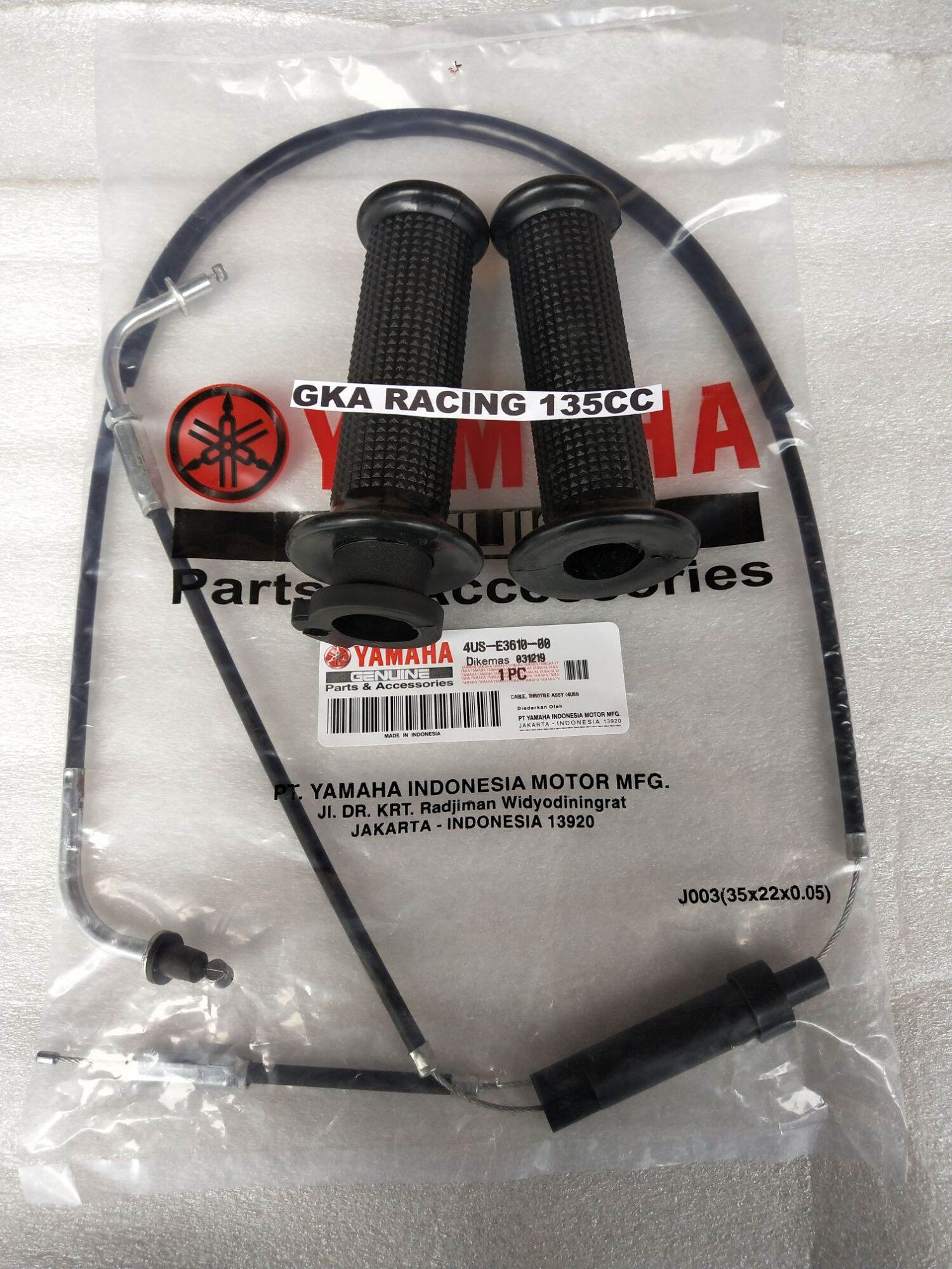 kabel gas dan hangrip fizr fiz r force1 kabel cabang ada jalur ke pompa oli. 
