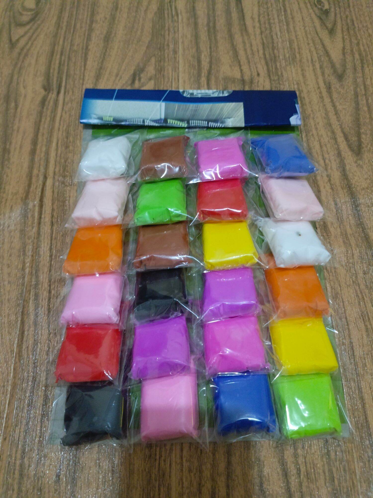 mainan clay / slem bantal isi 24 pcs murah