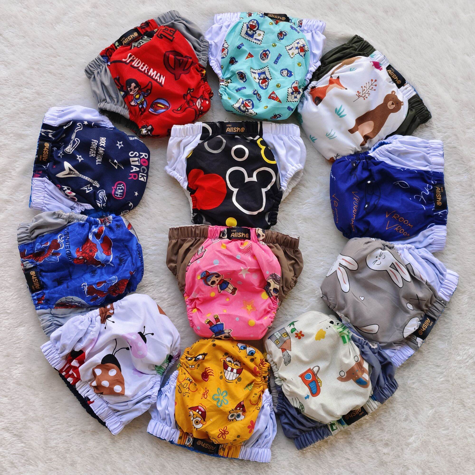 Popok Cuci Ulang Popok Bayi Popok Anak Popok Tipe Celana Clodi termurah.