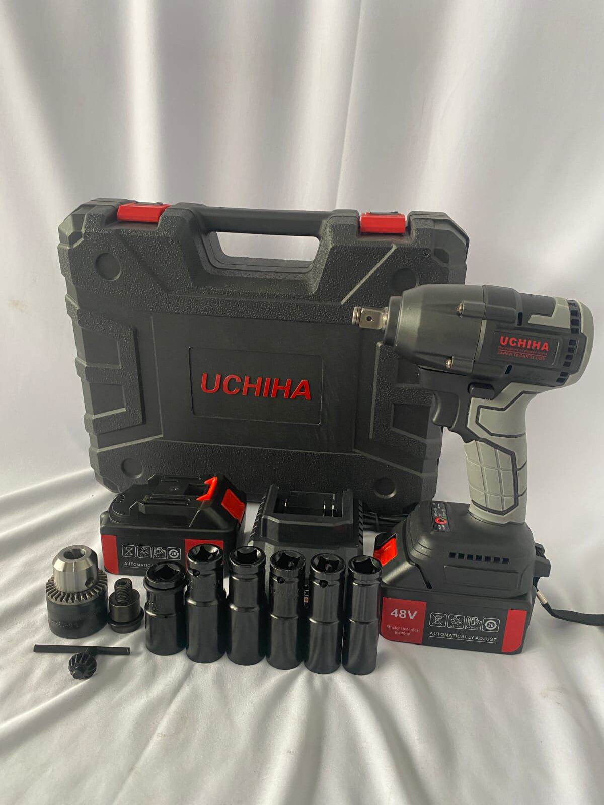 Impact wrench cordless 48v double baterai UCHIHA japan new arrival